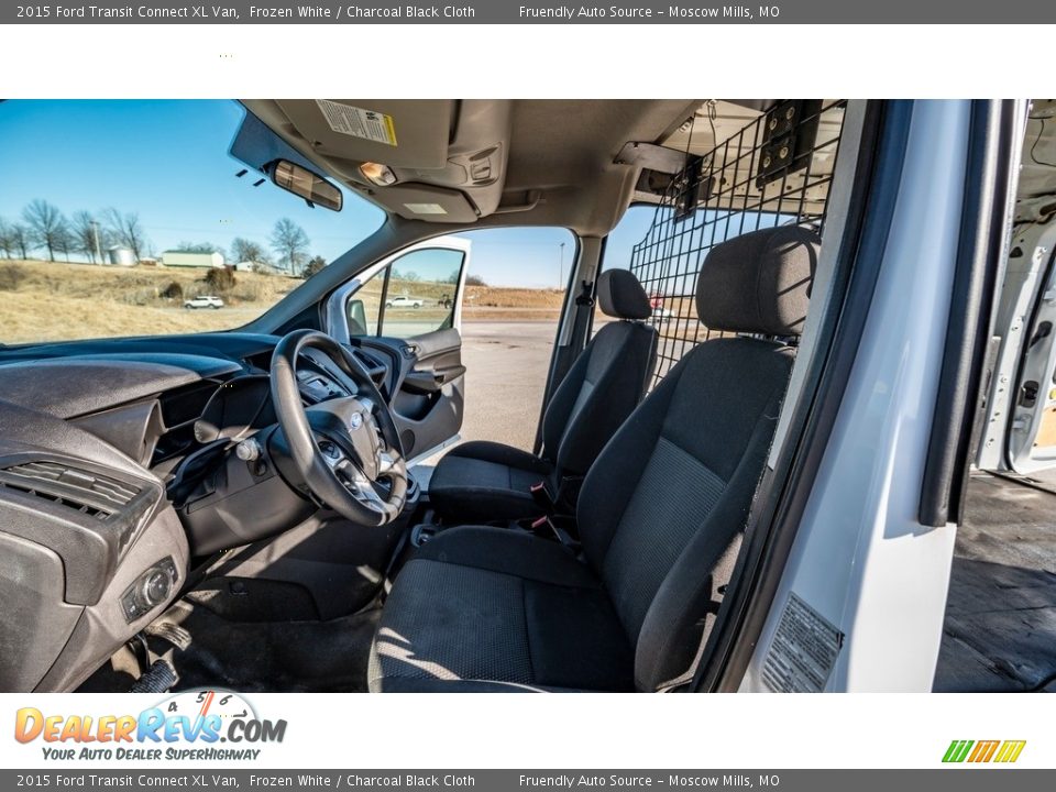 2015 Ford Transit Connect XL Van Frozen White / Charcoal Black Cloth Photo #18