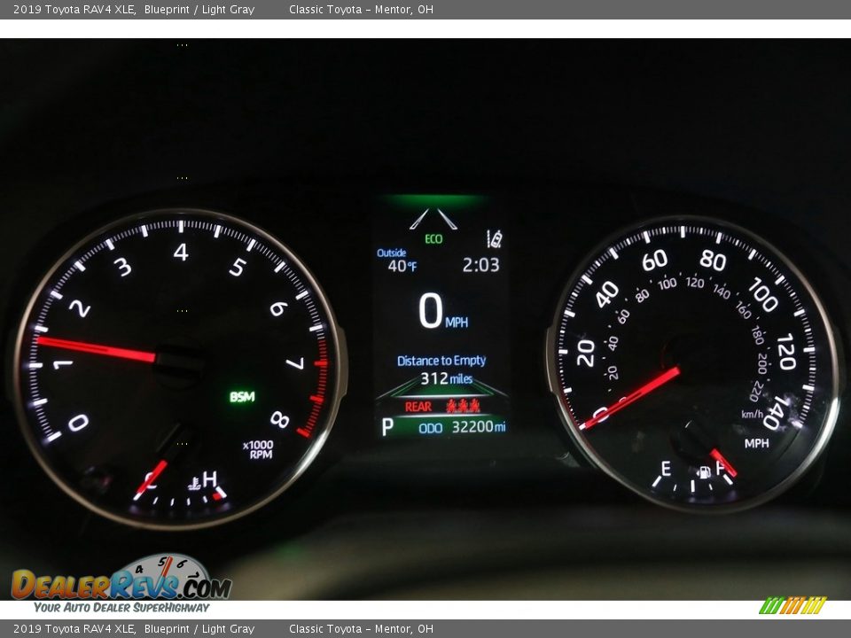 2019 Toyota RAV4 XLE Blueprint / Light Gray Photo #8