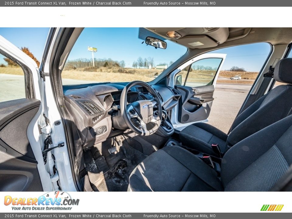 2015 Ford Transit Connect XL Van Frozen White / Charcoal Black Cloth Photo #19