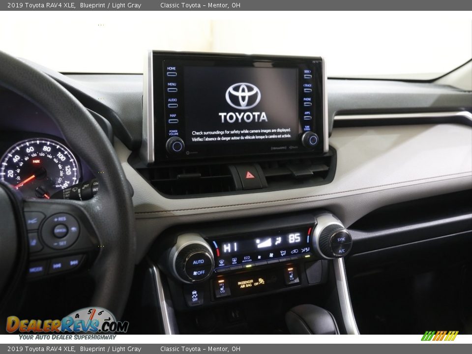 2019 Toyota RAV4 XLE Blueprint / Light Gray Photo #9
