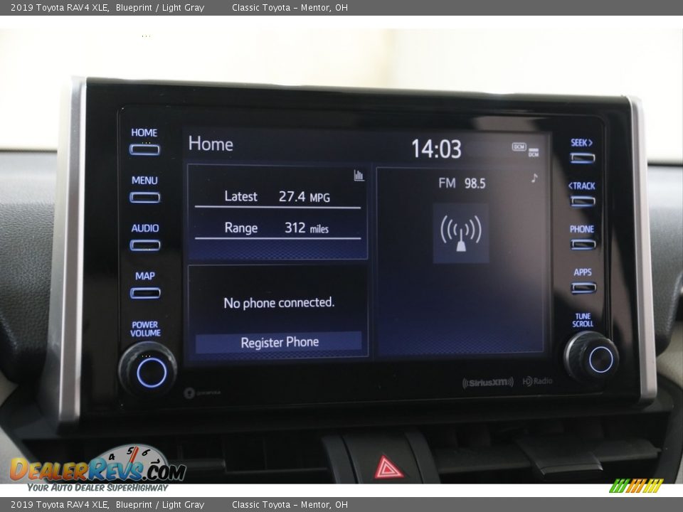 2019 Toyota RAV4 XLE Blueprint / Light Gray Photo #10