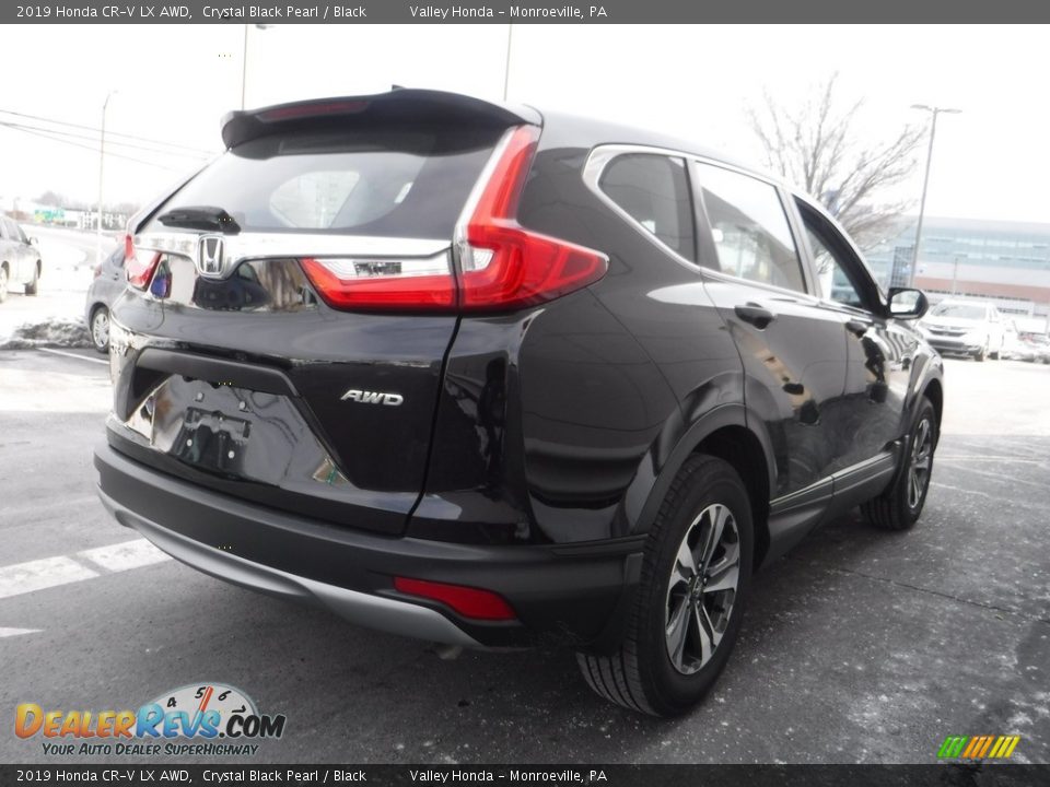 2019 Honda CR-V LX AWD Crystal Black Pearl / Black Photo #6