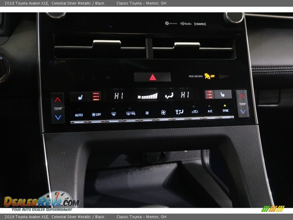 2019 Toyota Avalon XLE Celestial Silver Metallic / Black Photo #13