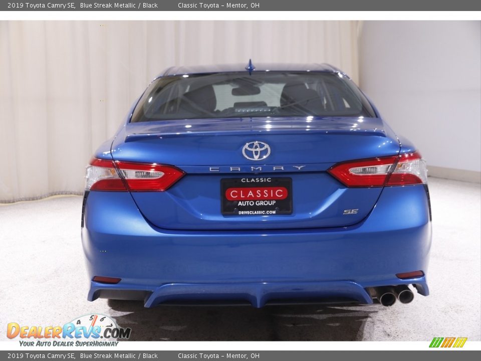 2019 Toyota Camry SE Blue Streak Metallic / Black Photo #16