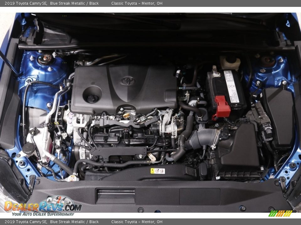 2019 Toyota Camry SE Blue Streak Metallic / Black Photo #17