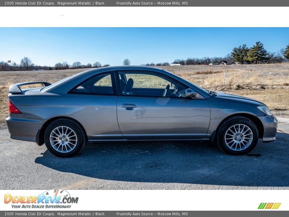 2005 Honda Civic EX Coupe Magnesium Metallic / Black Photo #3