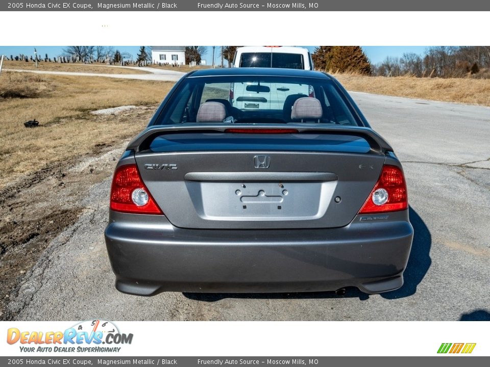 2005 Honda Civic EX Coupe Magnesium Metallic / Black Photo #5