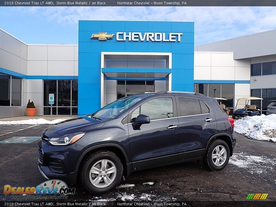 2019 Chevrolet Trax LT AWD Storm Blue Metallic / Jet Black Photo #1