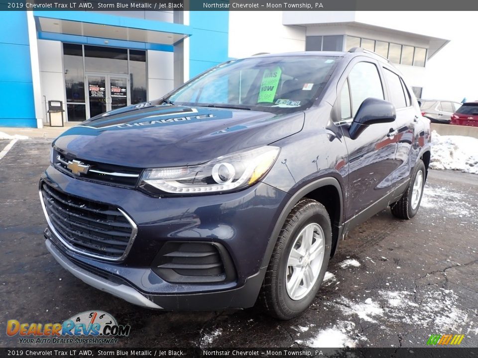 2019 Chevrolet Trax LT AWD Storm Blue Metallic / Jet Black Photo #2