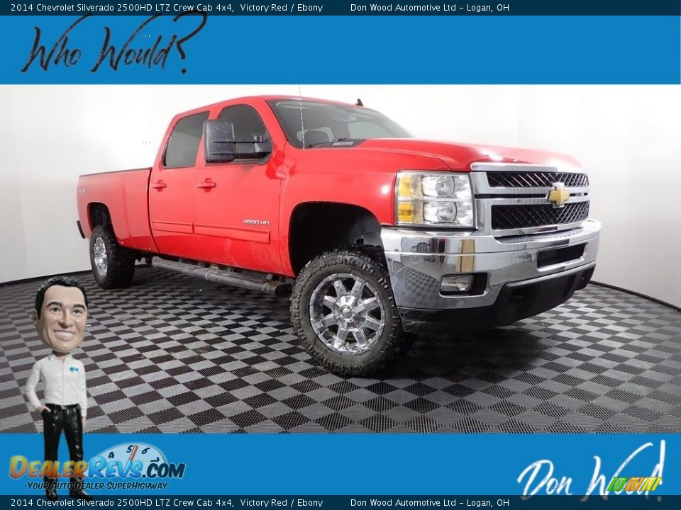 2014 Chevrolet Silverado 2500HD LTZ Crew Cab 4x4 Victory Red / Ebony Photo #1
