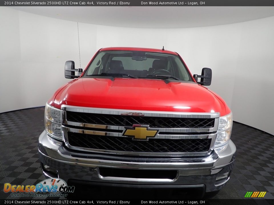 2014 Chevrolet Silverado 2500HD LTZ Crew Cab 4x4 Victory Red / Ebony Photo #3