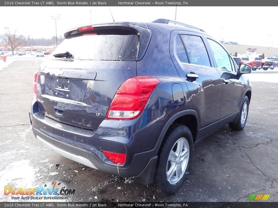 2019 Chevrolet Trax LT AWD Storm Blue Metallic / Jet Black Photo #8