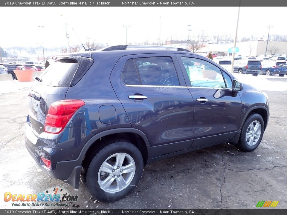 2019 Chevrolet Trax LT AWD Storm Blue Metallic / Jet Black Photo #9