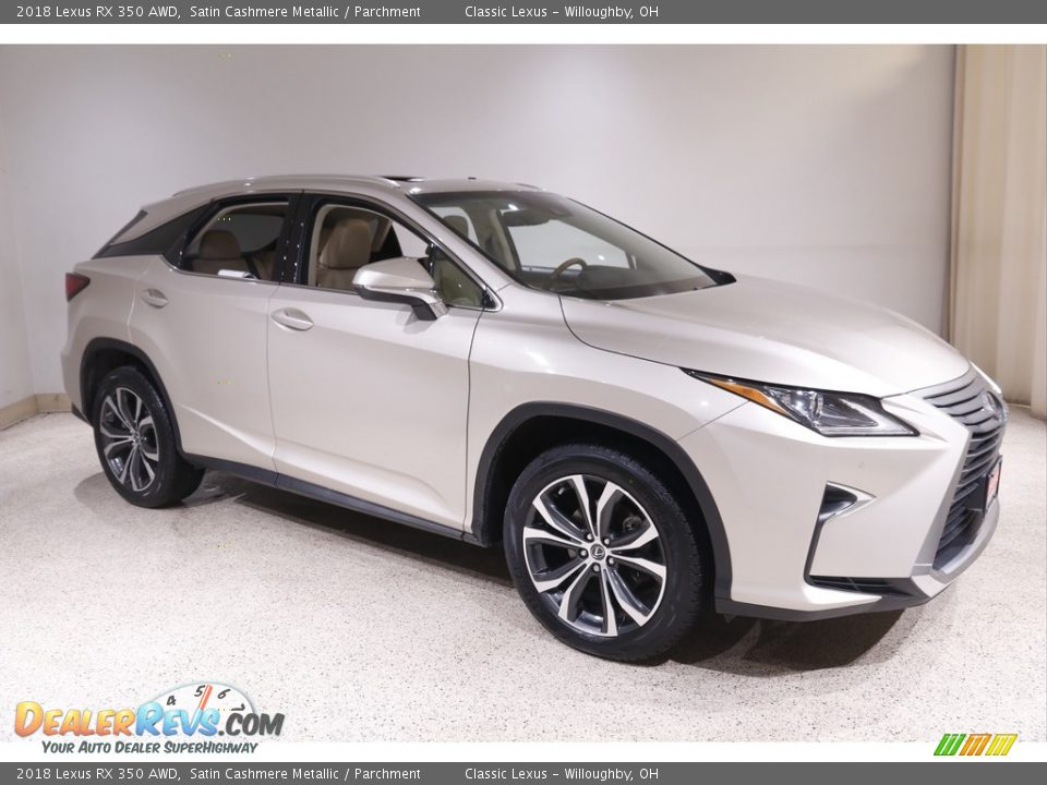 2018 Lexus RX 350 AWD Satin Cashmere Metallic / Parchment Photo #1