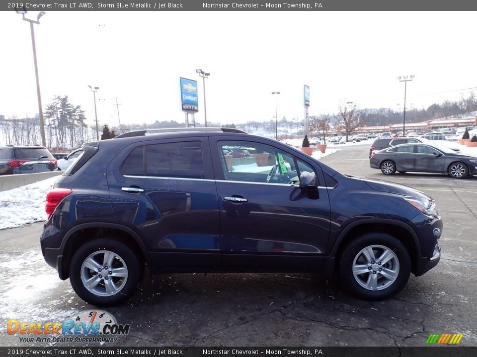 2019 Chevrolet Trax LT AWD Storm Blue Metallic / Jet Black Photo #10