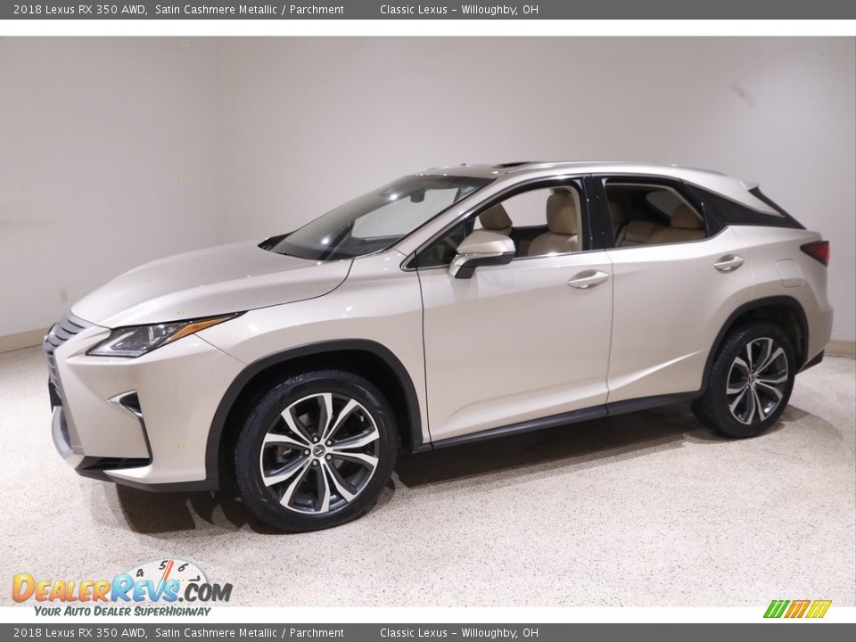 2018 Lexus RX 350 AWD Satin Cashmere Metallic / Parchment Photo #3