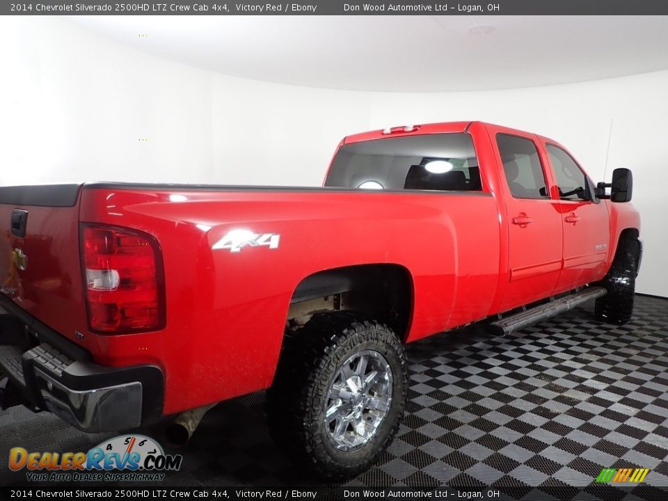 2014 Chevrolet Silverado 2500HD LTZ Crew Cab 4x4 Victory Red / Ebony Photo #9