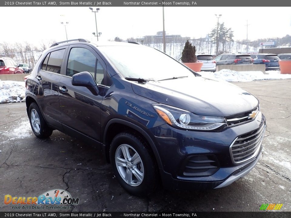 2019 Chevrolet Trax LT AWD Storm Blue Metallic / Jet Black Photo #11