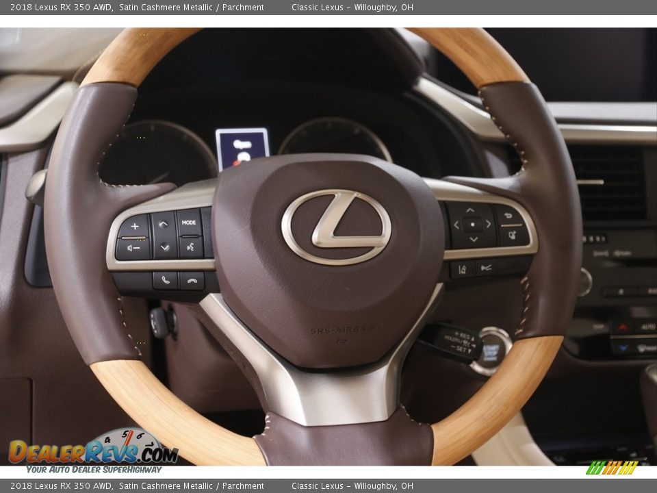 2018 Lexus RX 350 AWD Satin Cashmere Metallic / Parchment Photo #7