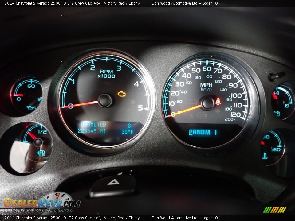 2014 Chevrolet Silverado 2500HD LTZ Crew Cab 4x4 Victory Red / Ebony Photo #17