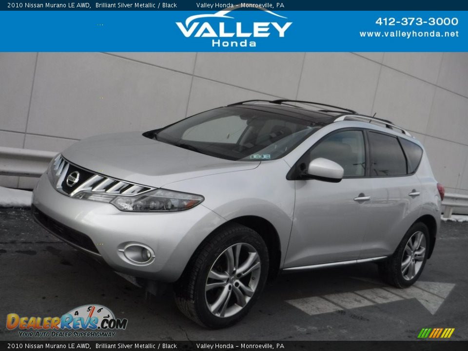 2010 Nissan Murano LE AWD Brilliant Silver Metallic / Black Photo #1