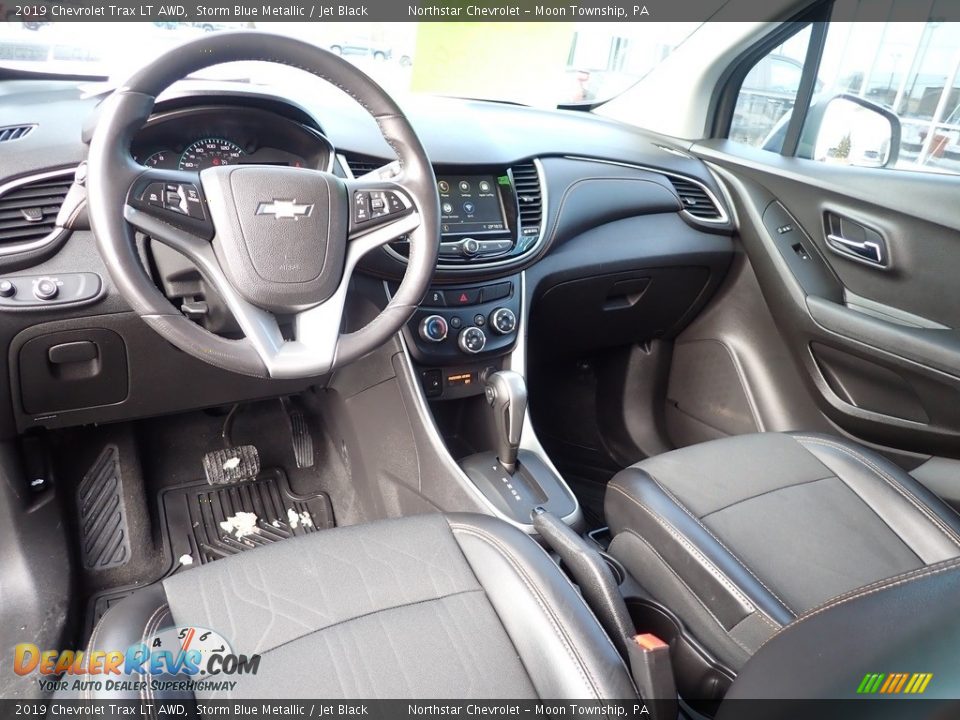 2019 Chevrolet Trax LT AWD Storm Blue Metallic / Jet Black Photo #22