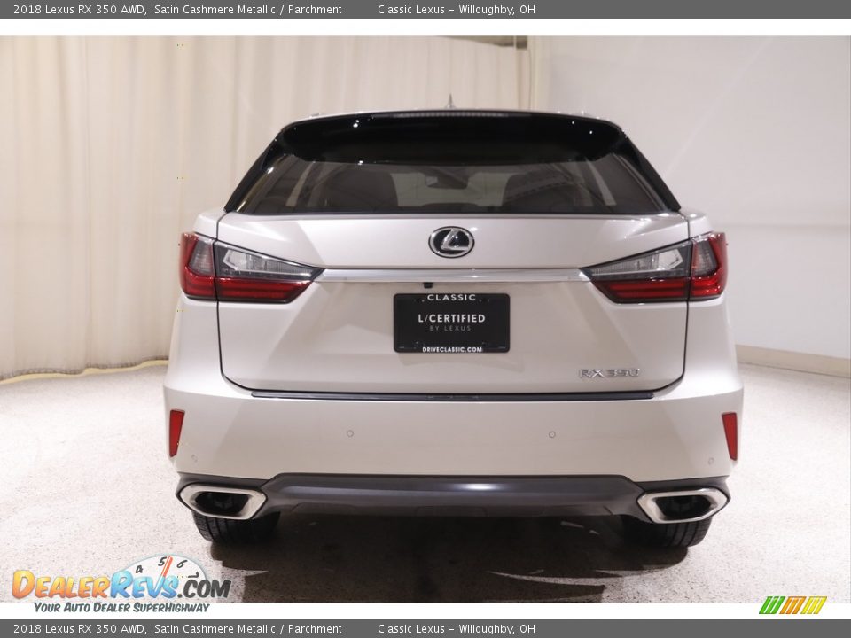 2018 Lexus RX 350 AWD Satin Cashmere Metallic / Parchment Photo #19