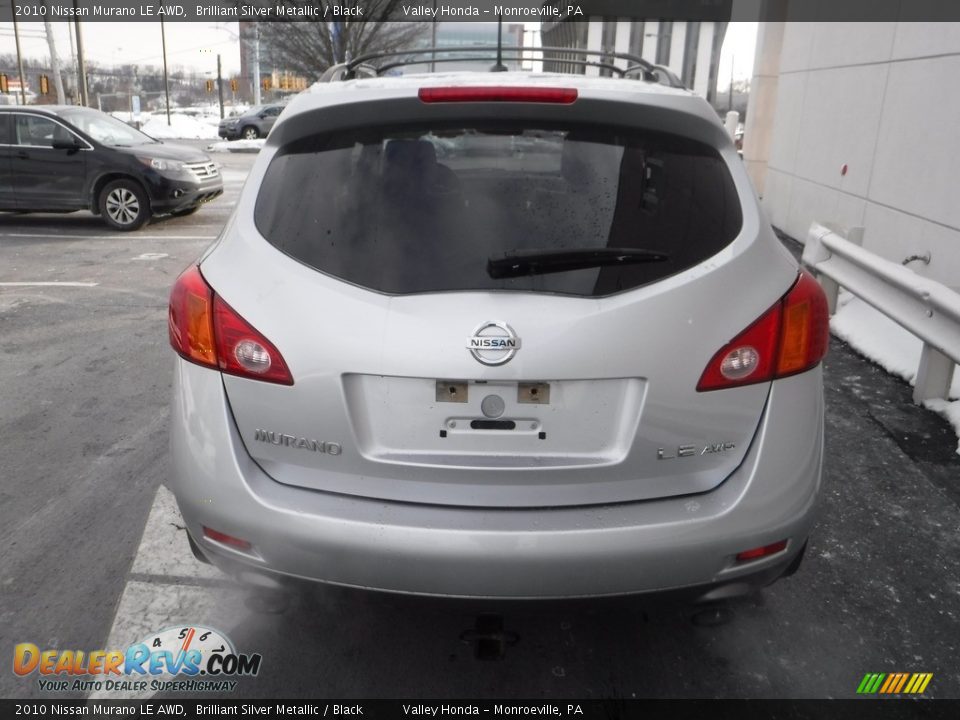 2010 Nissan Murano LE AWD Brilliant Silver Metallic / Black Photo #7