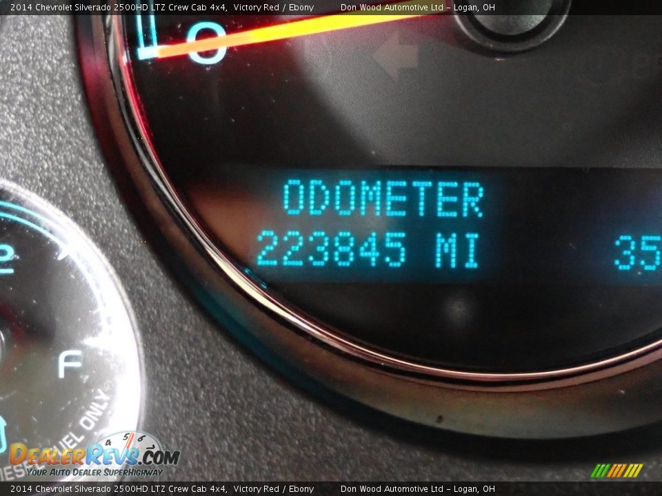 2014 Chevrolet Silverado 2500HD LTZ Crew Cab 4x4 Victory Red / Ebony Photo #31