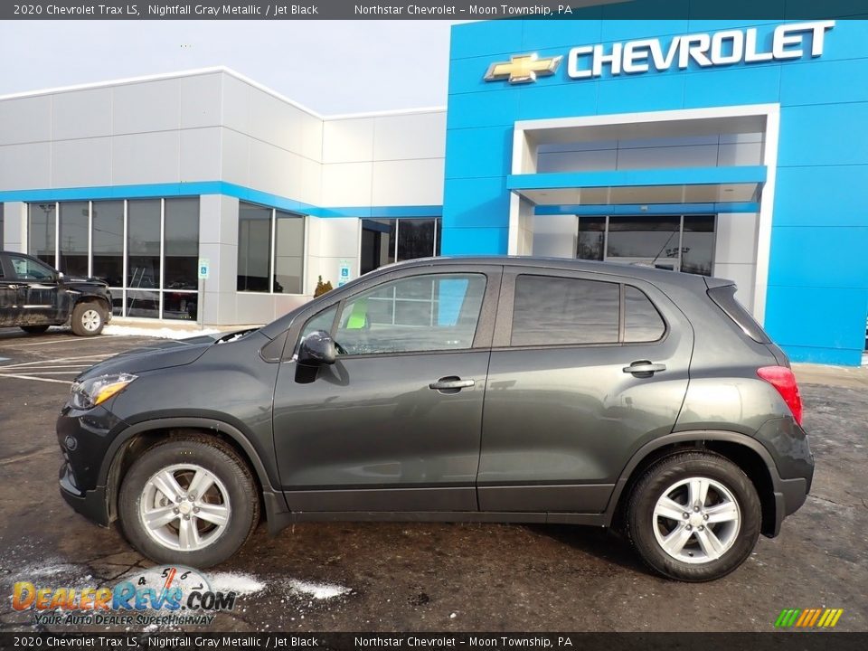 2020 Chevrolet Trax LS Nightfall Gray Metallic / Jet Black Photo #3