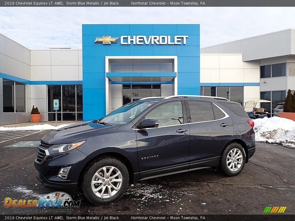 2019 Chevrolet Equinox LT AWD Storm Blue Metallic / Jet Black Photo #1