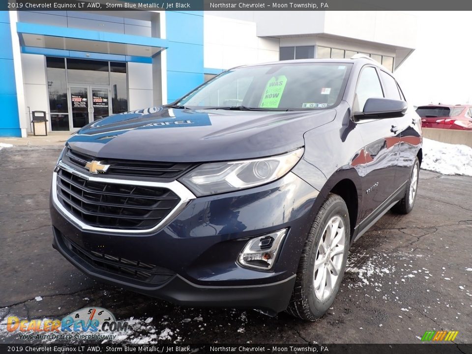 2019 Chevrolet Equinox LT AWD Storm Blue Metallic / Jet Black Photo #2