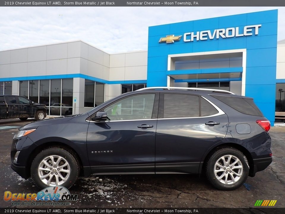 2019 Chevrolet Equinox LT AWD Storm Blue Metallic / Jet Black Photo #3
