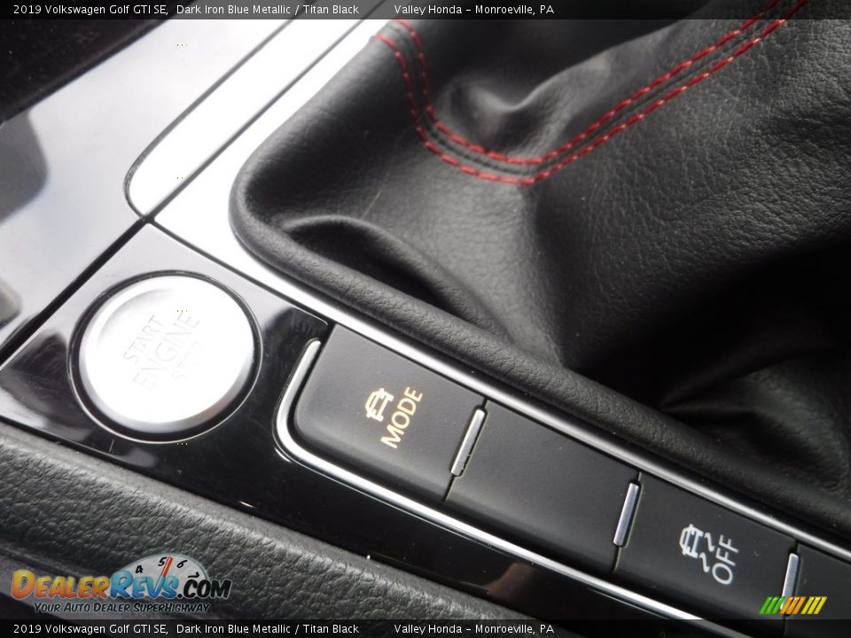 2019 Volkswagen Golf GTI SE Dark Iron Blue Metallic / Titan Black Photo #17