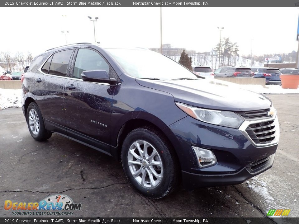 2019 Chevrolet Equinox LT AWD Storm Blue Metallic / Jet Black Photo #11