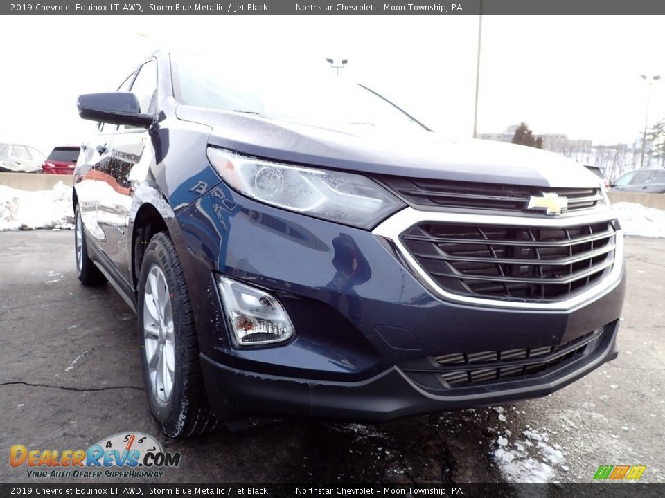 2019 Chevrolet Equinox LT AWD Storm Blue Metallic / Jet Black Photo #12