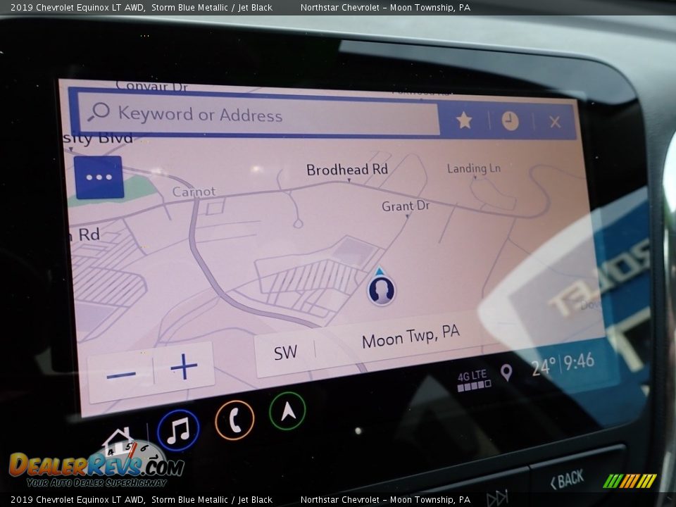 2019 Chevrolet Equinox LT AWD Storm Blue Metallic / Jet Black Photo #26