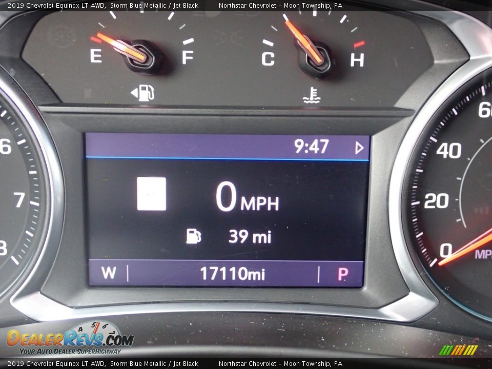 2019 Chevrolet Equinox LT AWD Storm Blue Metallic / Jet Black Photo #29