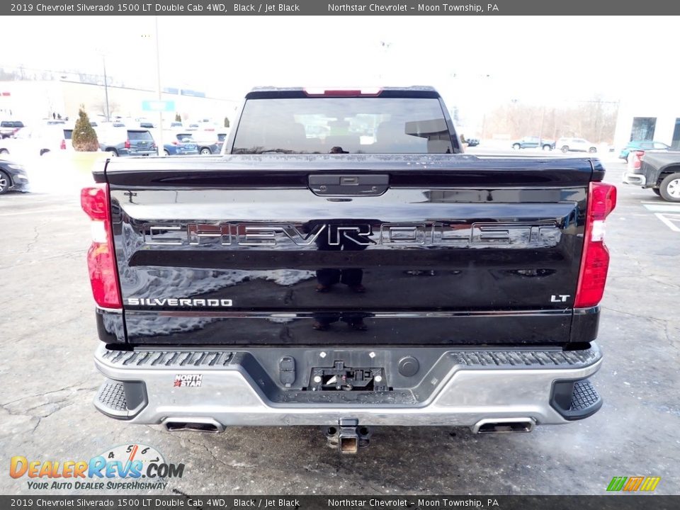 2019 Chevrolet Silverado 1500 LT Double Cab 4WD Black / Jet Black Photo #6