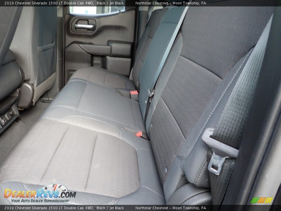 2019 Chevrolet Silverado 1500 LT Double Cab 4WD Black / Jet Black Photo #20