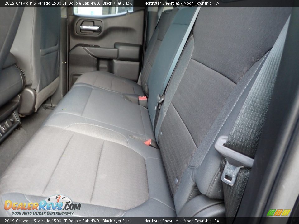 2019 Chevrolet Silverado 1500 LT Double Cab 4WD Black / Jet Black Photo #20