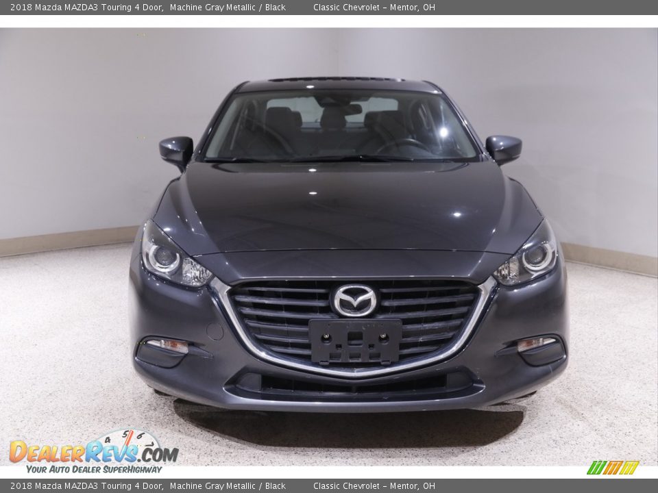 2018 Mazda MAZDA3 Touring 4 Door Machine Gray Metallic / Black Photo #2