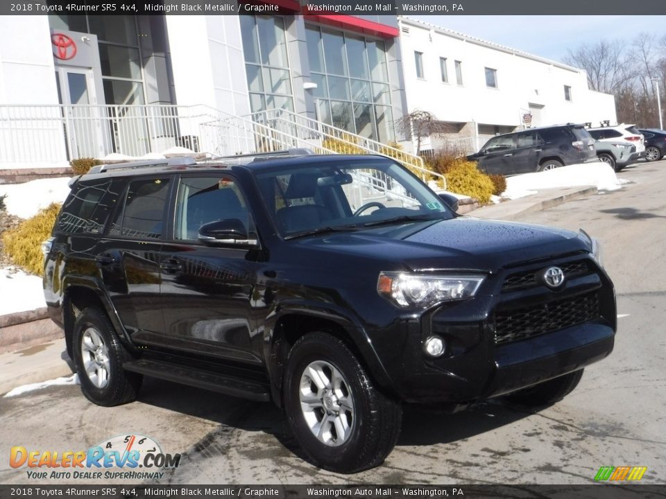 2018 Toyota 4Runner SR5 4x4 Midnight Black Metallic / Graphite Photo #1