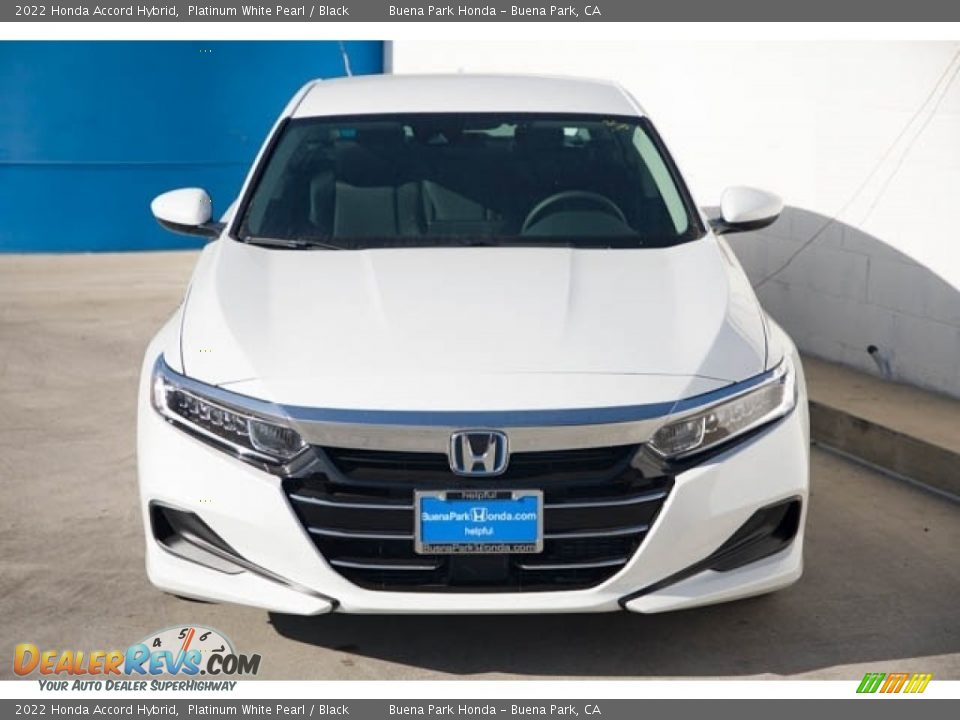 2022 Honda Accord Hybrid Platinum White Pearl / Black Photo #3