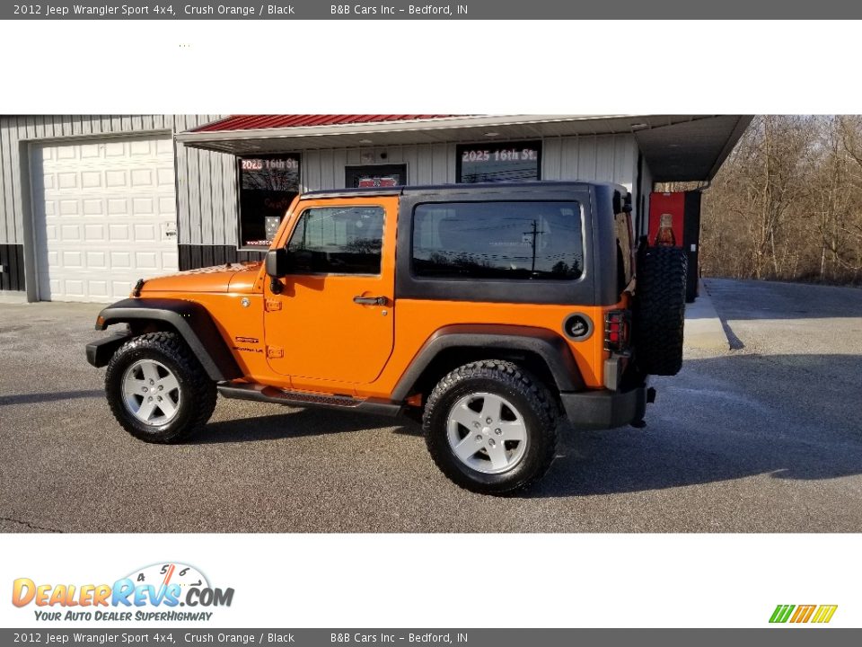 2012 Jeep Wrangler Sport 4x4 Crush Orange / Black Photo #3