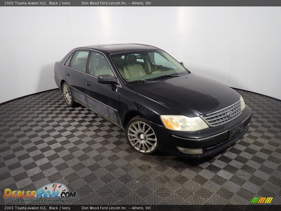 2003 Toyota Avalon XLS Black / Ivory Photo #3