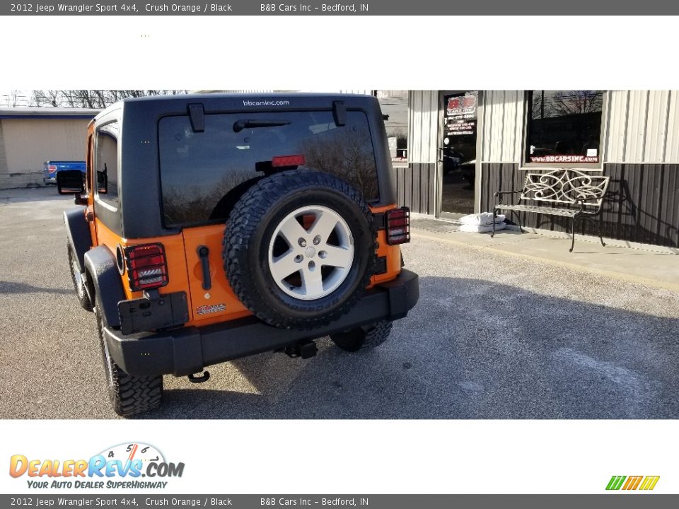 2012 Jeep Wrangler Sport 4x4 Crush Orange / Black Photo #4