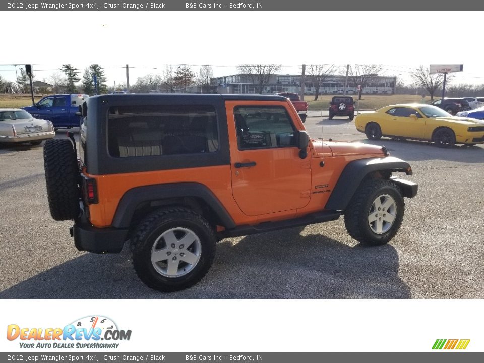 2012 Jeep Wrangler Sport 4x4 Crush Orange / Black Photo #5