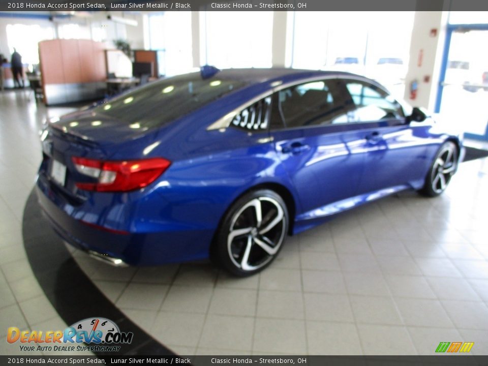 2018 Honda Accord Sport Sedan Lunar Silver Metallic / Black Photo #5