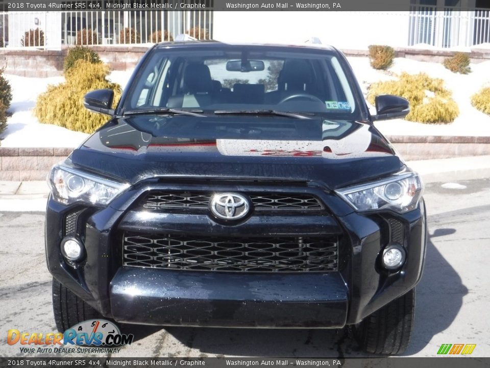 2018 Toyota 4Runner SR5 4x4 Midnight Black Metallic / Graphite Photo #12